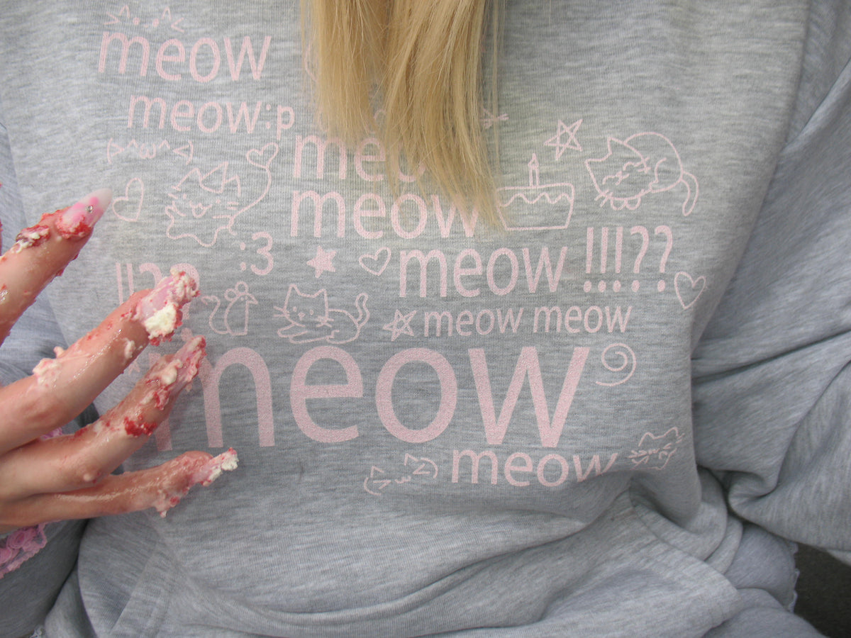 meow hoodie