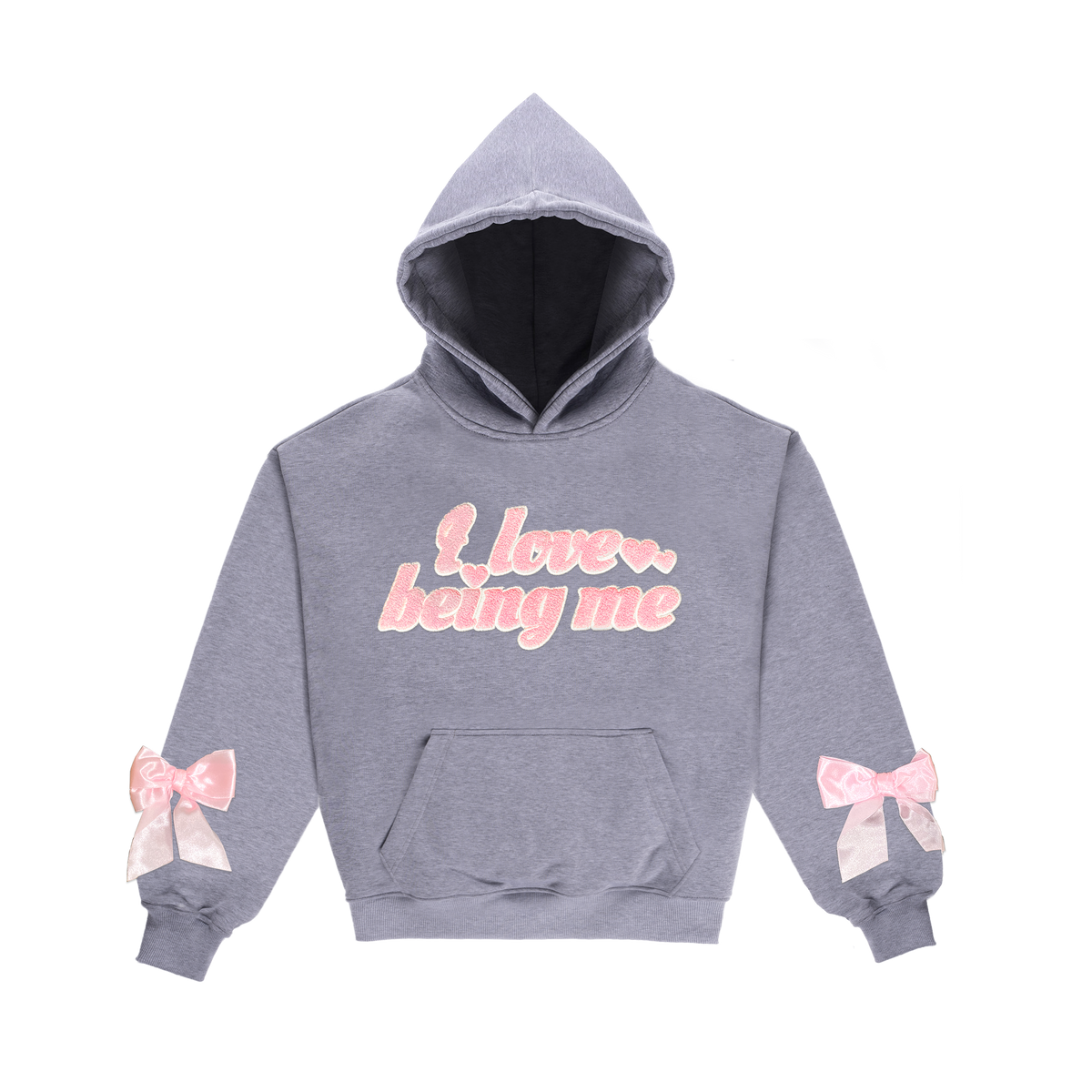 Bow Hoodie Gray