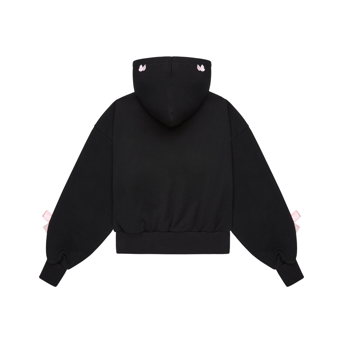Satin Zipped Hoodie