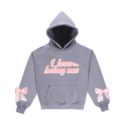 Bow Hoodie Gray
